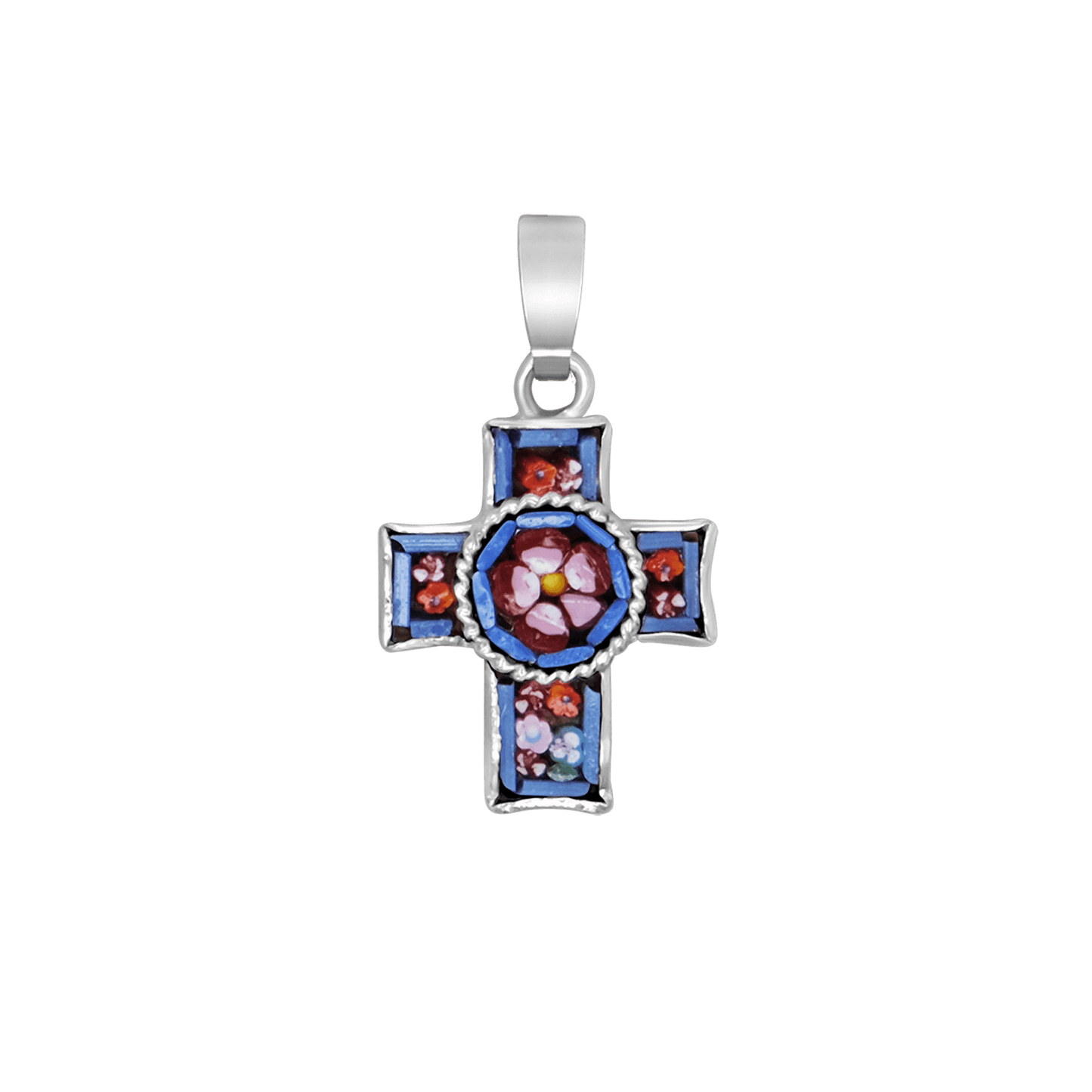 PENDENTE CROCE - MICROMOSAIC GIOIELLI - METAL