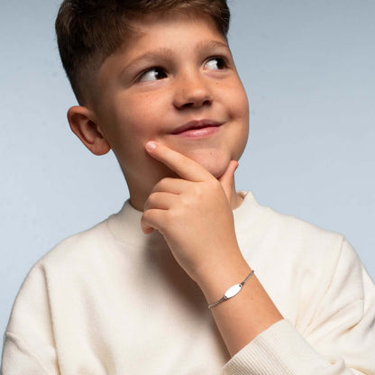 CUSTOMIZABLE BRACCIALETTO PER KIDS - ARGENTO