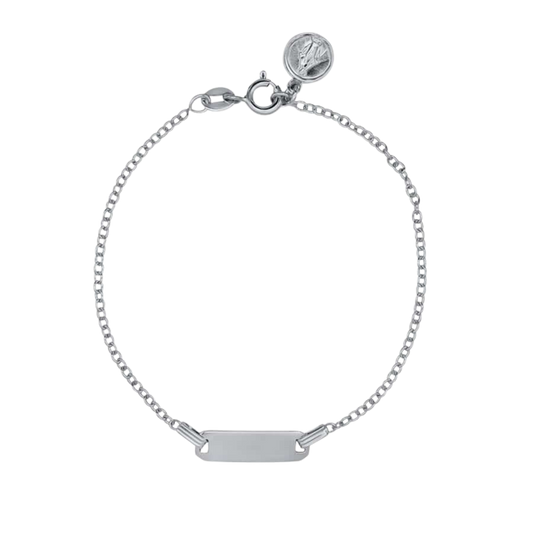 CUSTOMIZABLE BRACCIALETTO PER KIDS - ARGENTO