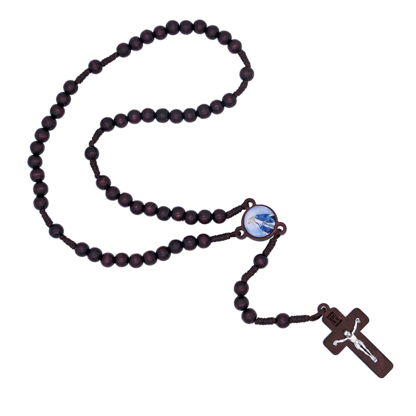 DARK LEGNO BEADS ROSARIO - ROPE