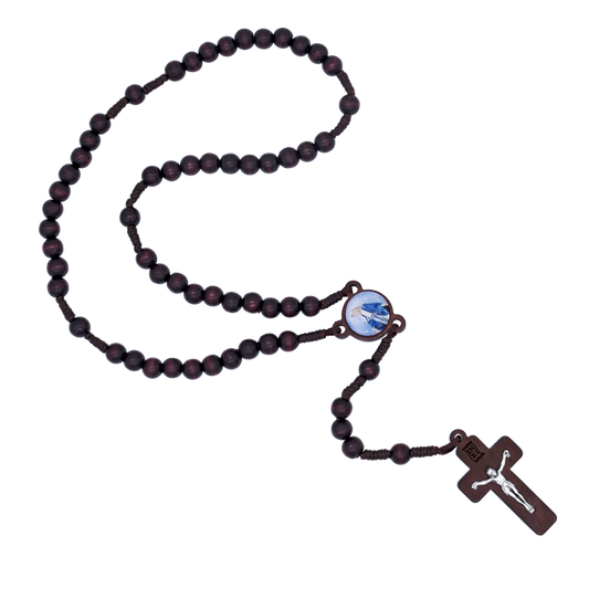 DARK LEGNO BEADS ROSARIO - ROPE