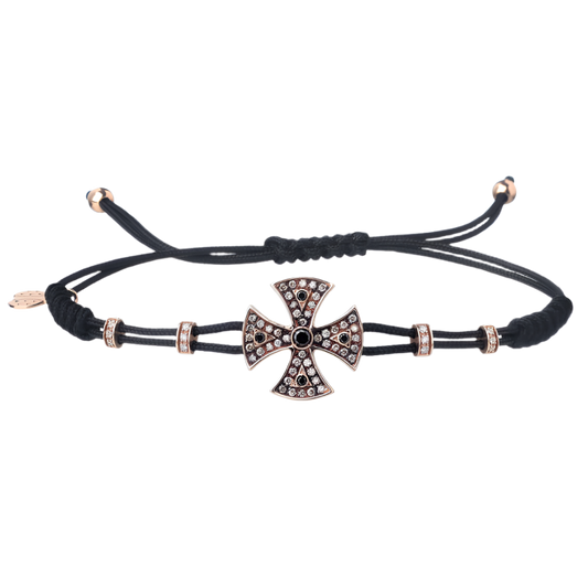 CELTIC CROCE - CRISTIANO BRACCIALETTO - YELLOW ORO E DIAMONDS