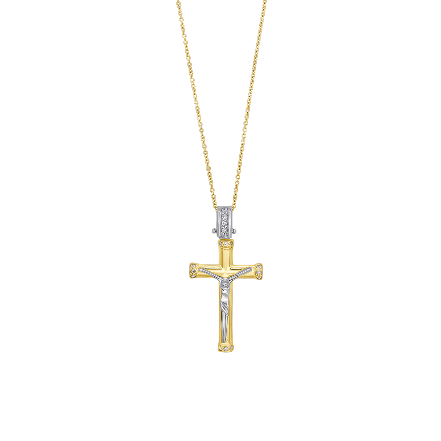 DIAMOND CROCIFISSO - COLLANA - ORO