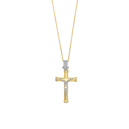 DIAMOND CROCIFISSO - COLLANA - ORO