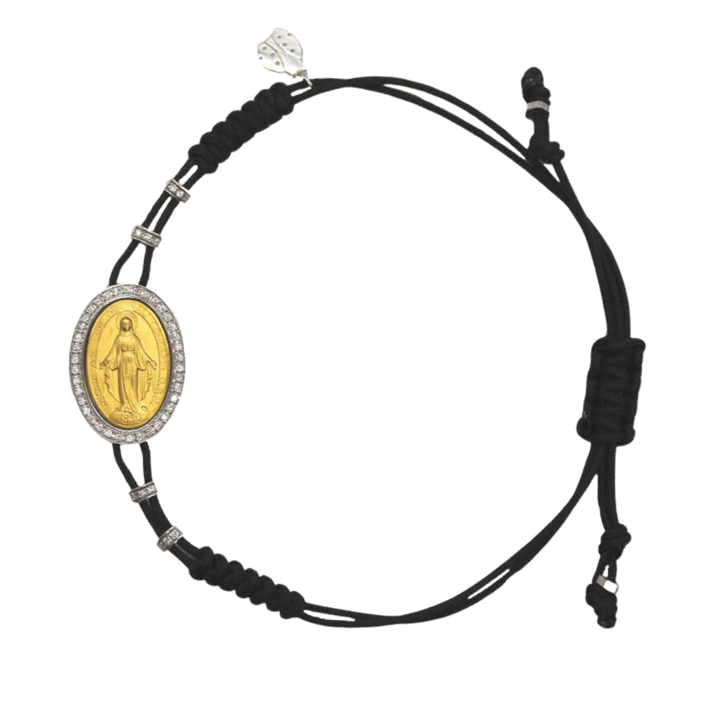 MIRACULOUS MEDAGLIA BRACCIALETTO - ORO E DIAMONDS