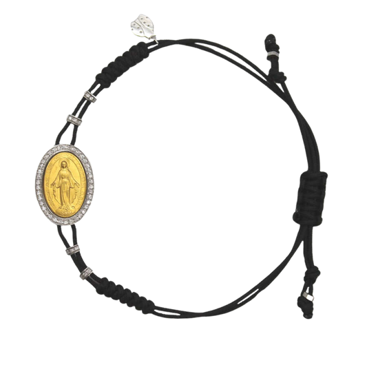 MIRACULOUS MEDAGLIA BRACCIALETTO - ORO E DIAMONDS