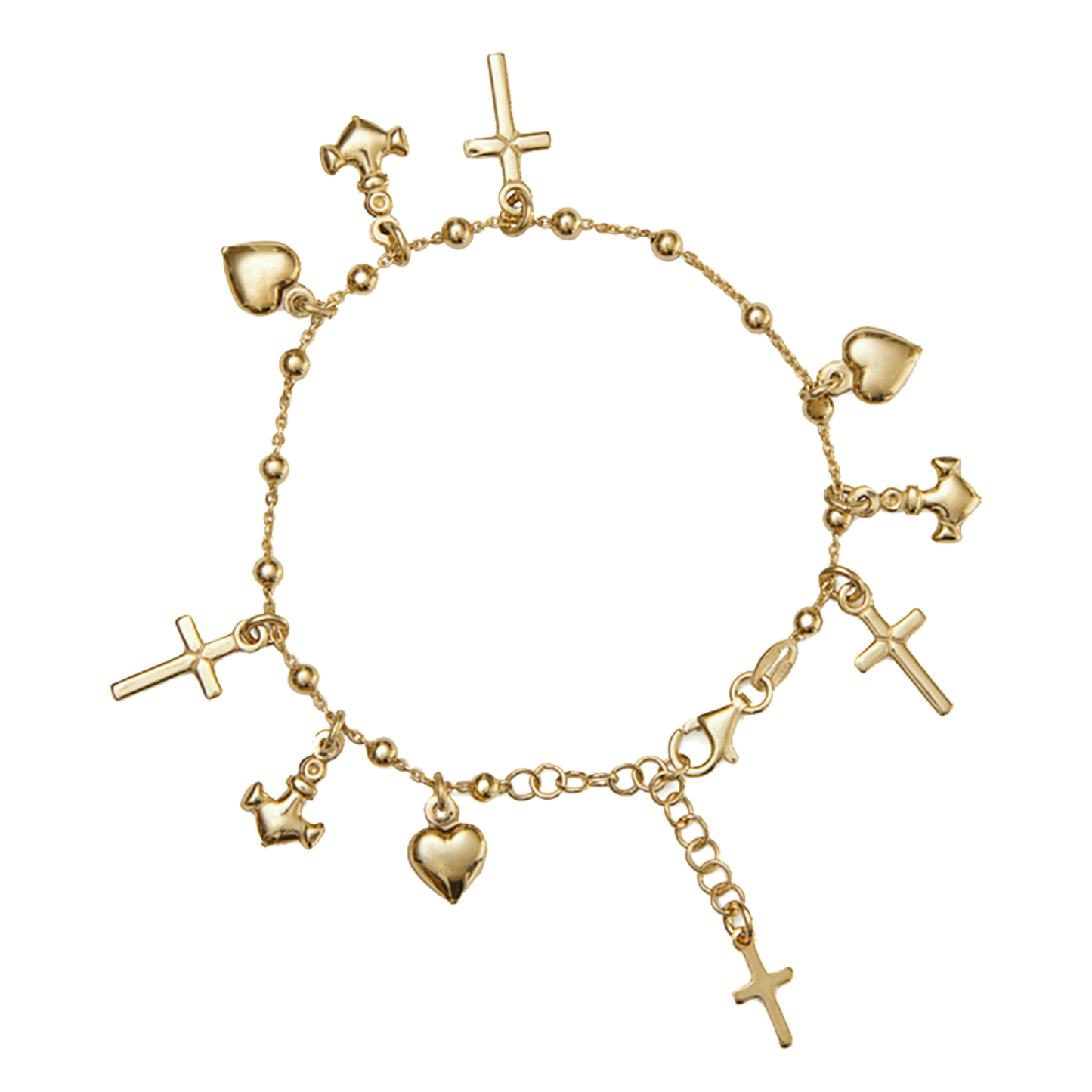 FEDE HOPE E CHARITY - BRACCIALETTO - VERMEIL ARGENTO