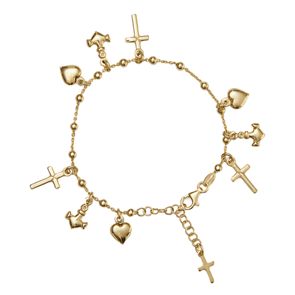 FEDE HOPE E CHARITY - BRACCIALETTO - VERMEIL ARGENTO
