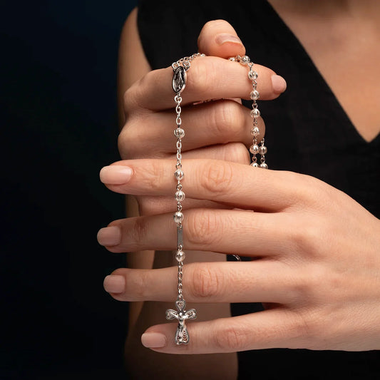 FILIGREE ROSARIO - ARGENTO
