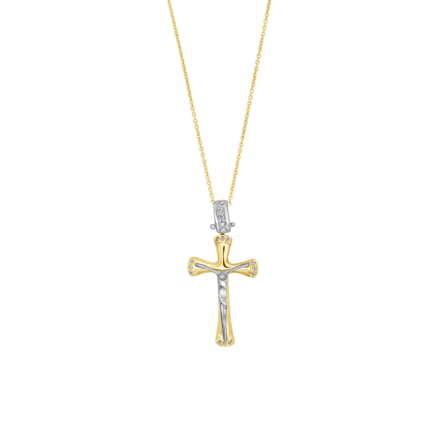 DIAMOND CROCIFISSO - COLLANA - ORO
