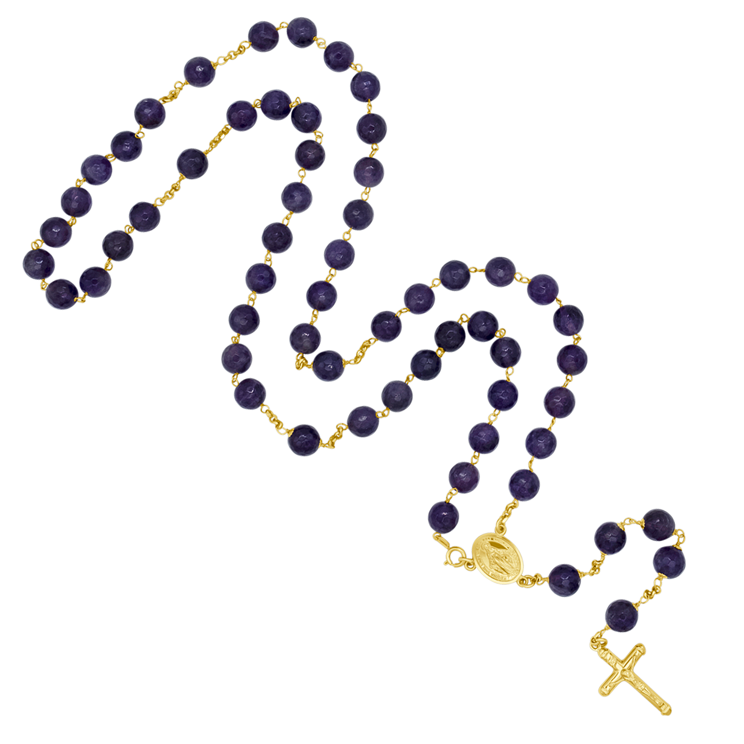 AMETHYST GRANI DEL ROSARIO - ORO