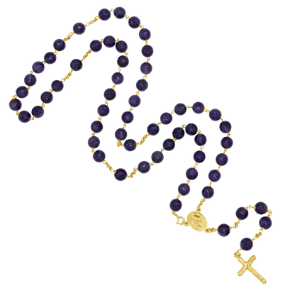 AMETHYST GRANI DEL ROSARIO - ORO