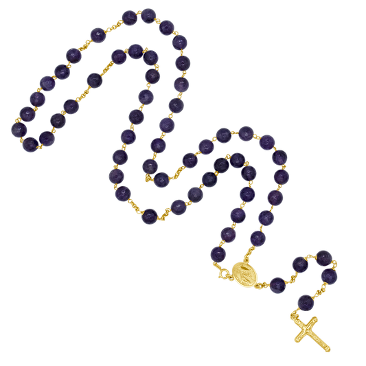 AMETHYST GRANI DEL ROSARIO - ORO
