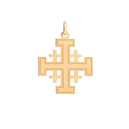 JERUSALEM CROCE - VERMEIL ARGENTO