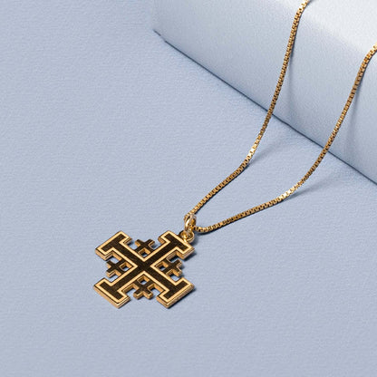 JERUSALEM CROCE - VERMEIL ARGENTO