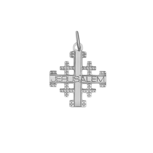 JERUSALEM PENDENTE CROCE - ARGENTO