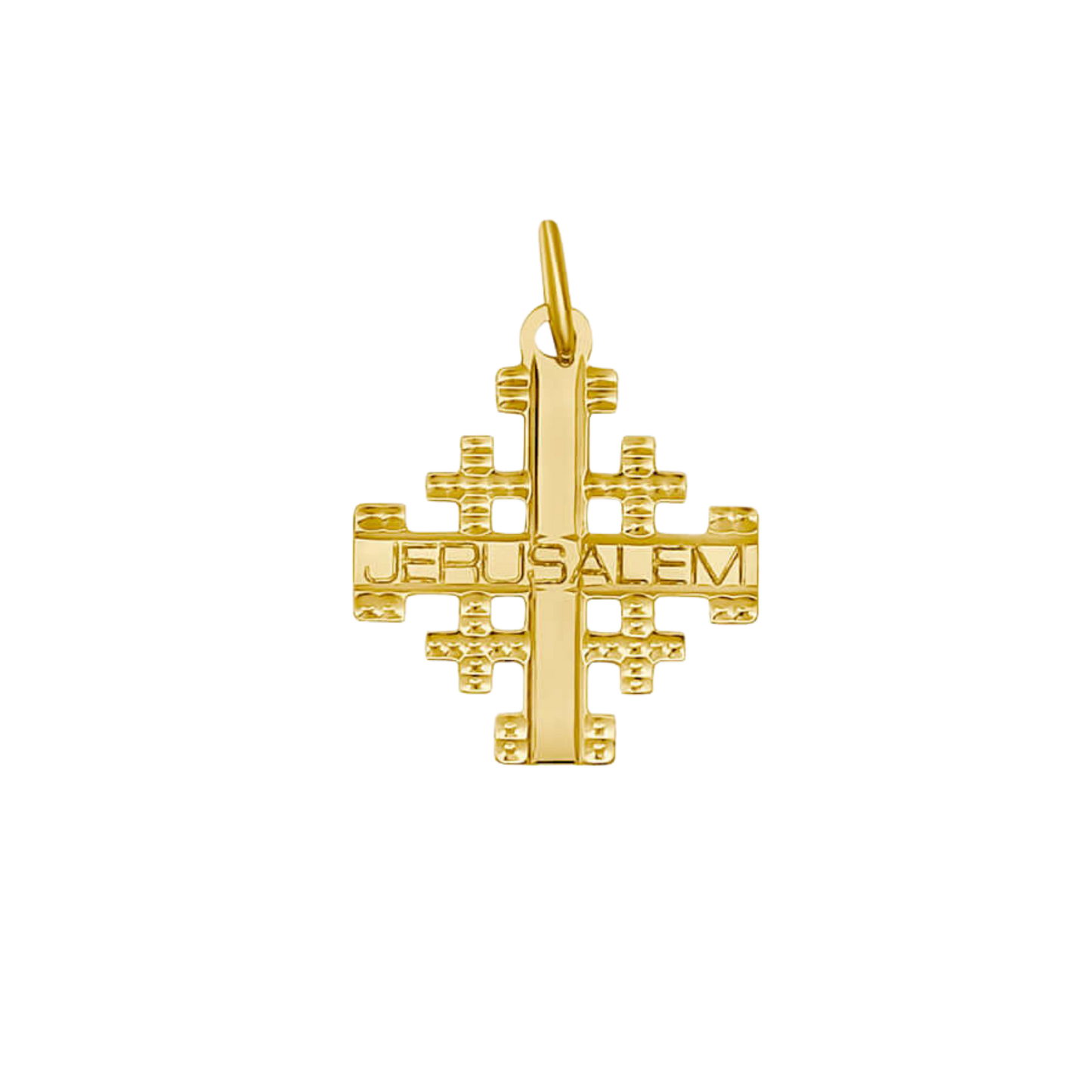 JERUSALEM PENDENTE CROCE - GOLDEN ARGENTO