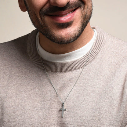 JESUS PENDENTE CROCE - ARGENTO