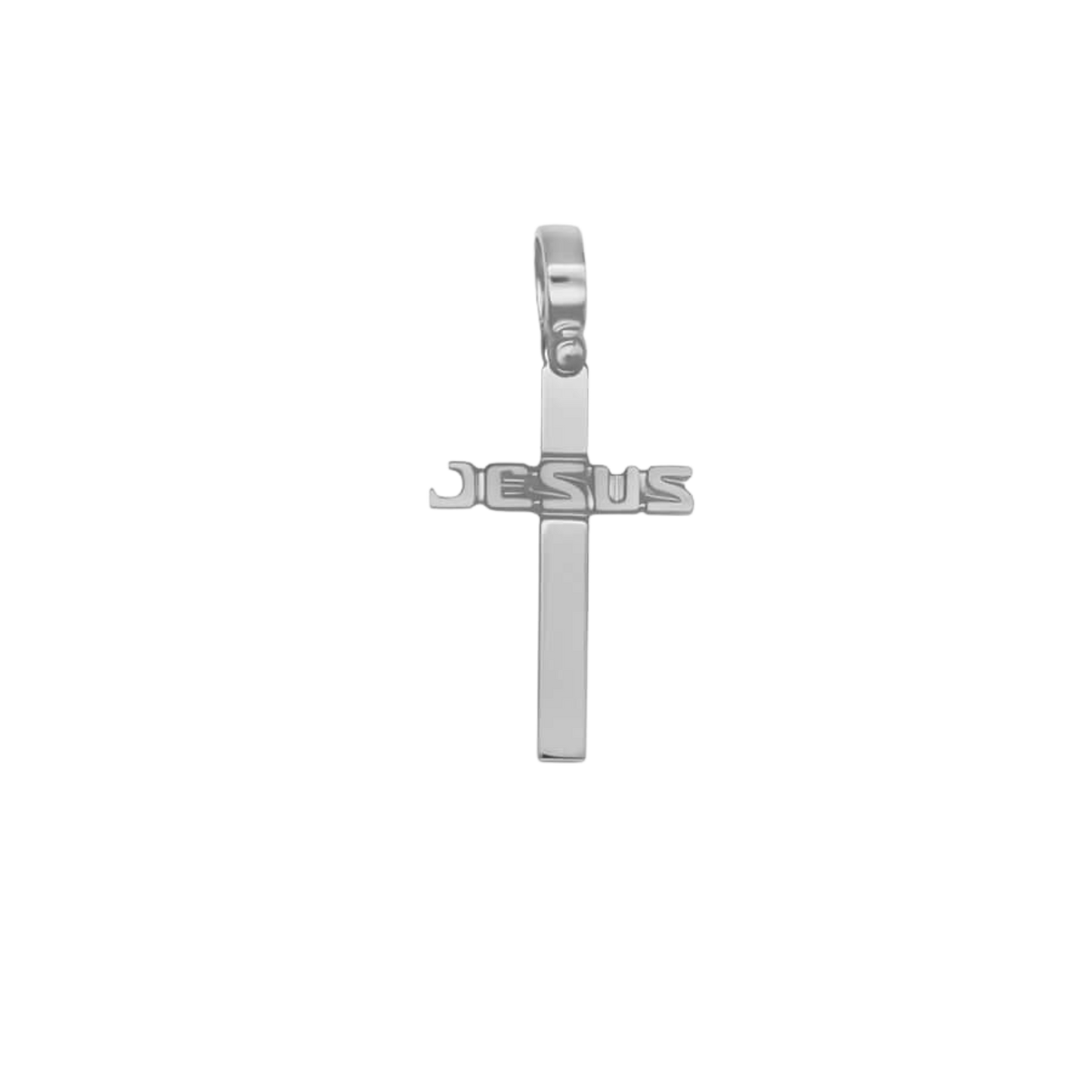 JESUS PENDENTE CROCE - ARGENTO