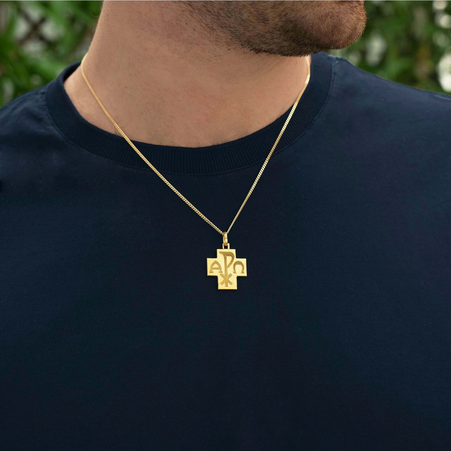 PEACE - PENDENTE CROCE - METAL