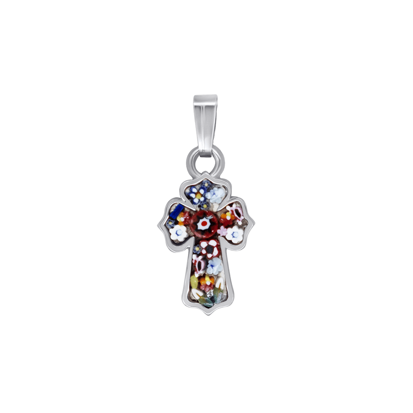 PENDENTE CROCE - MICROMOSAIC GIOIELLI - METAL