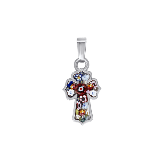 PENDENTE CROCE - MICROMOSAIC GIOIELLI - METAL