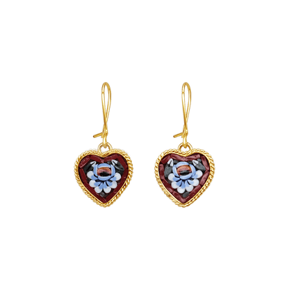 ORECCHINI - MICROMOSAIC GIOIELLI - GOLDEN METAL