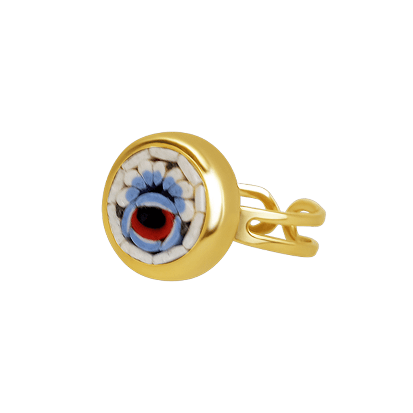 ANELLO - MICROMOSAIC GIOIELLI - GOLDEN METAL