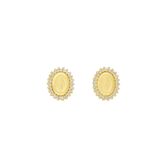 MIRACULOUS MEDAGLIA - ORECCHINI - GOLDEN ARGENTO