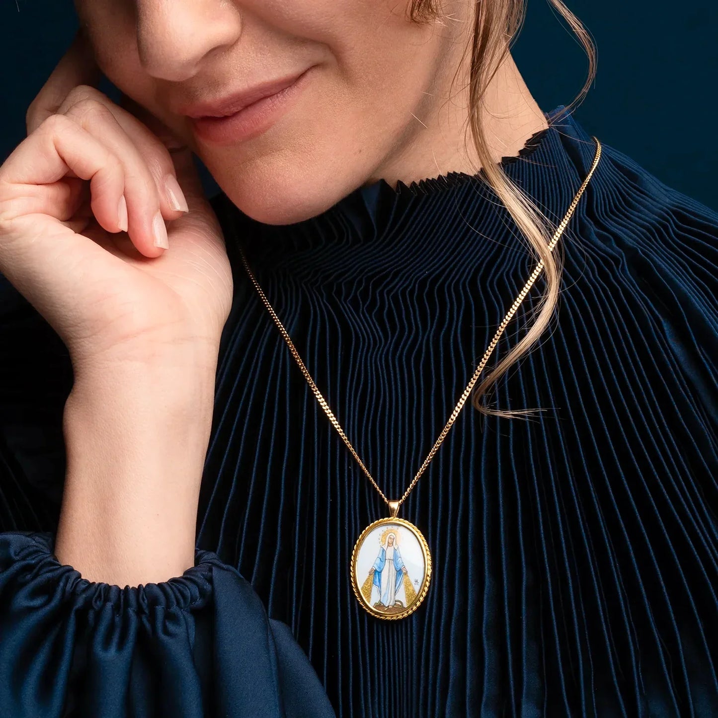 MIRACULOUS MEDAGLIA - COLLANA - ORO