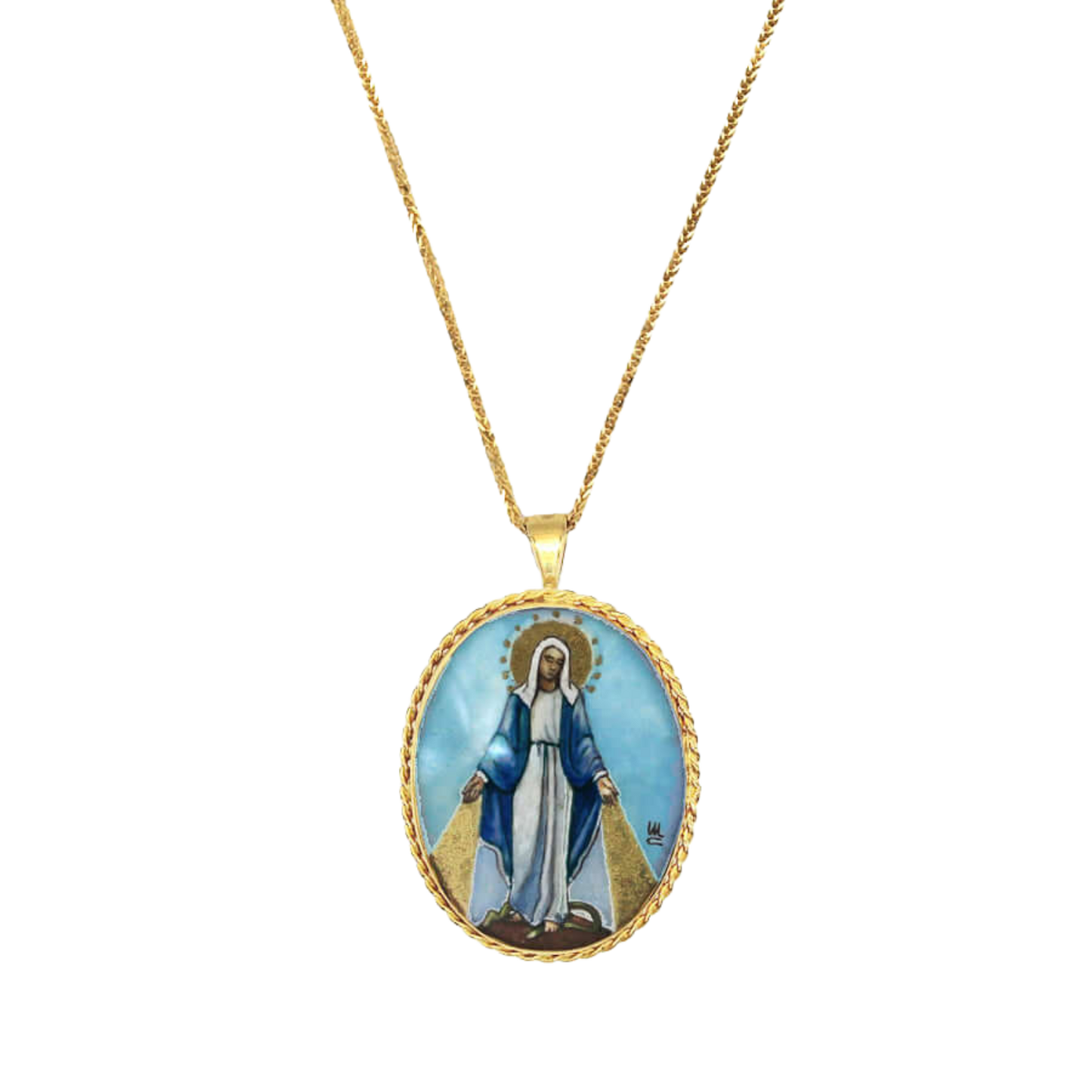 MIRACULOUS MEDAGLIA - COLLANA - ORO