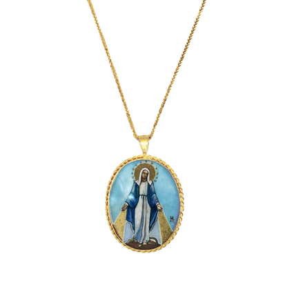MIRACULOUS MEDAGLIA - COLLANA - ORO