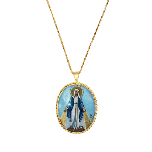 MIRACULOUS MEDAGLIA - COLLANA - ORO
