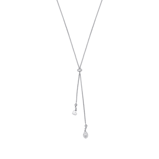 MIRACULOUS MEDAGLIA COLLANA - ARGENTO