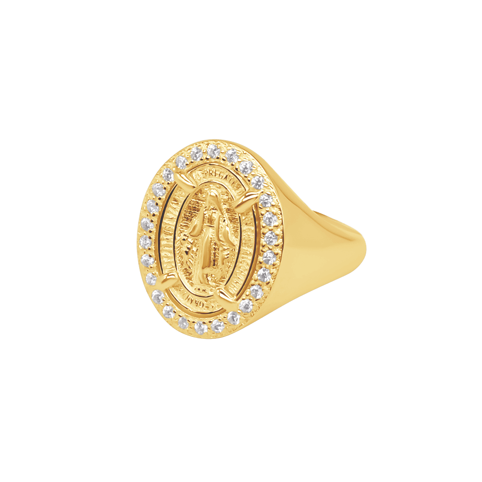 MIRACULOUS MEDAGLIA - ANELLO - GOLDEN ARGENTO
