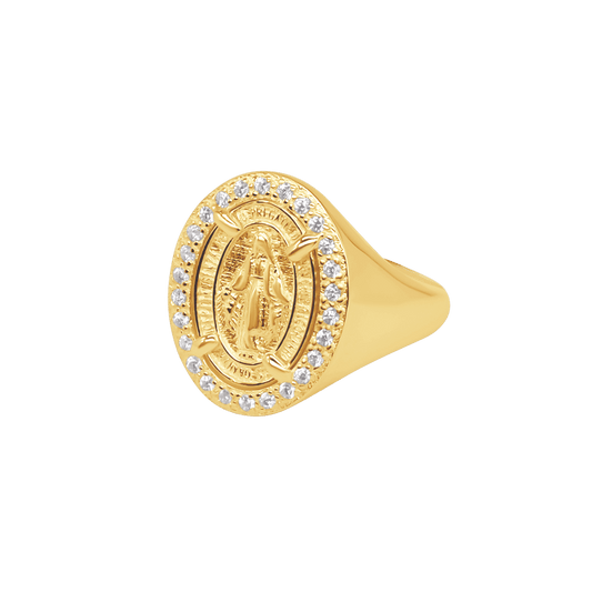 MIRACULOUS MEDAGLIA - ANELLO - GOLDEN ARGENTO