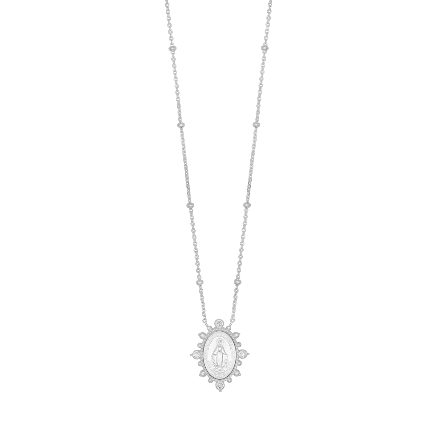 MIRACULOUS MEDAGLIA COLLANA - ARGENTO