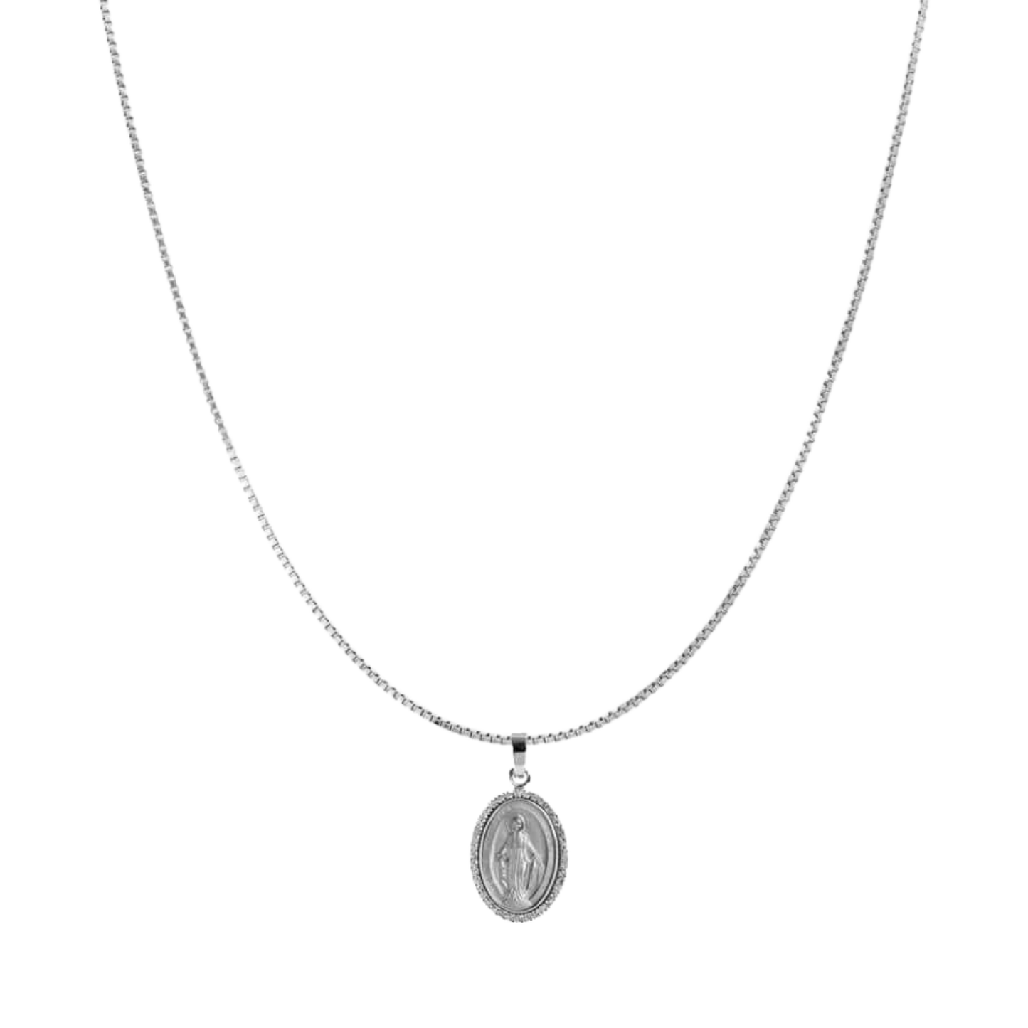 MIRACULOUS E CATENA - DIAMONDS - BIANCO ORO