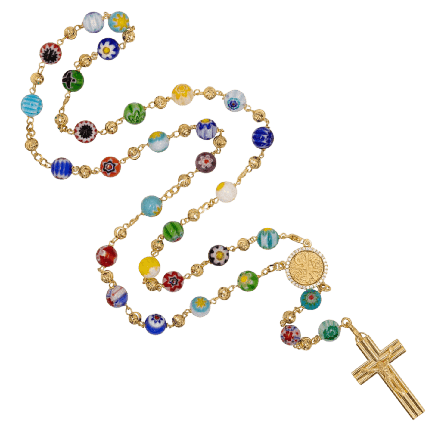 MURRINA GLASS - ROSARIO - VERMEIL ARGENTO