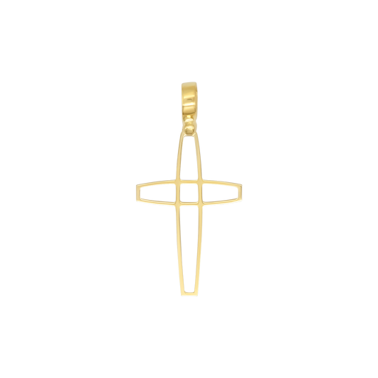 OPEN PENDENTE CROCE - GOLDEN ARGENTO