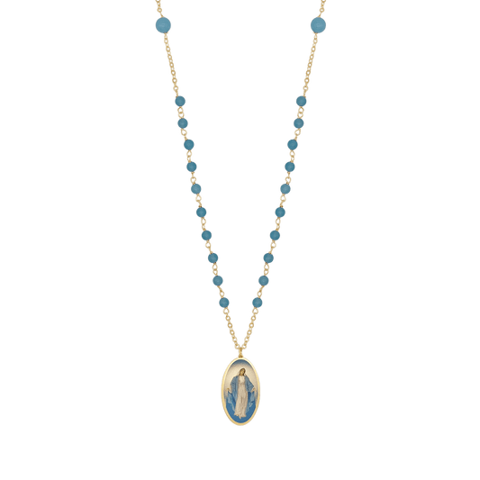 MIRACULOUS MEDAGLIA - BEADED COLLANA