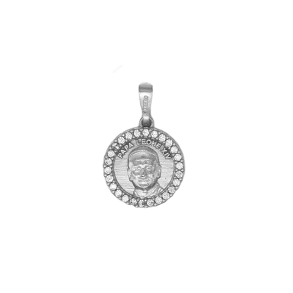POPE LEO XIV - MEDAGLIA - ARGENTO E ZIRCONIA
