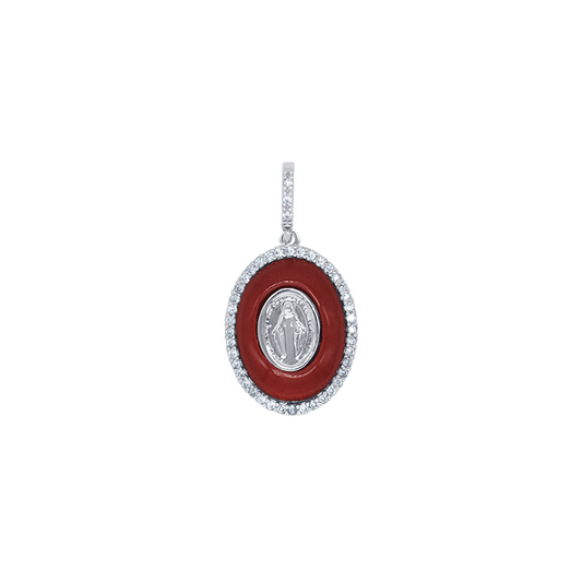 MIRACULOUS MEDAGLIA PENDENTE - ARGENTO E ZIRCONIA