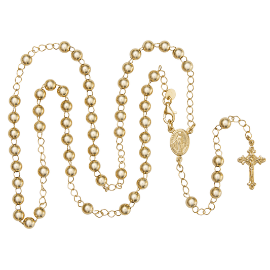 COLLANA ROSARIO  - VERMEIL ARGENTO