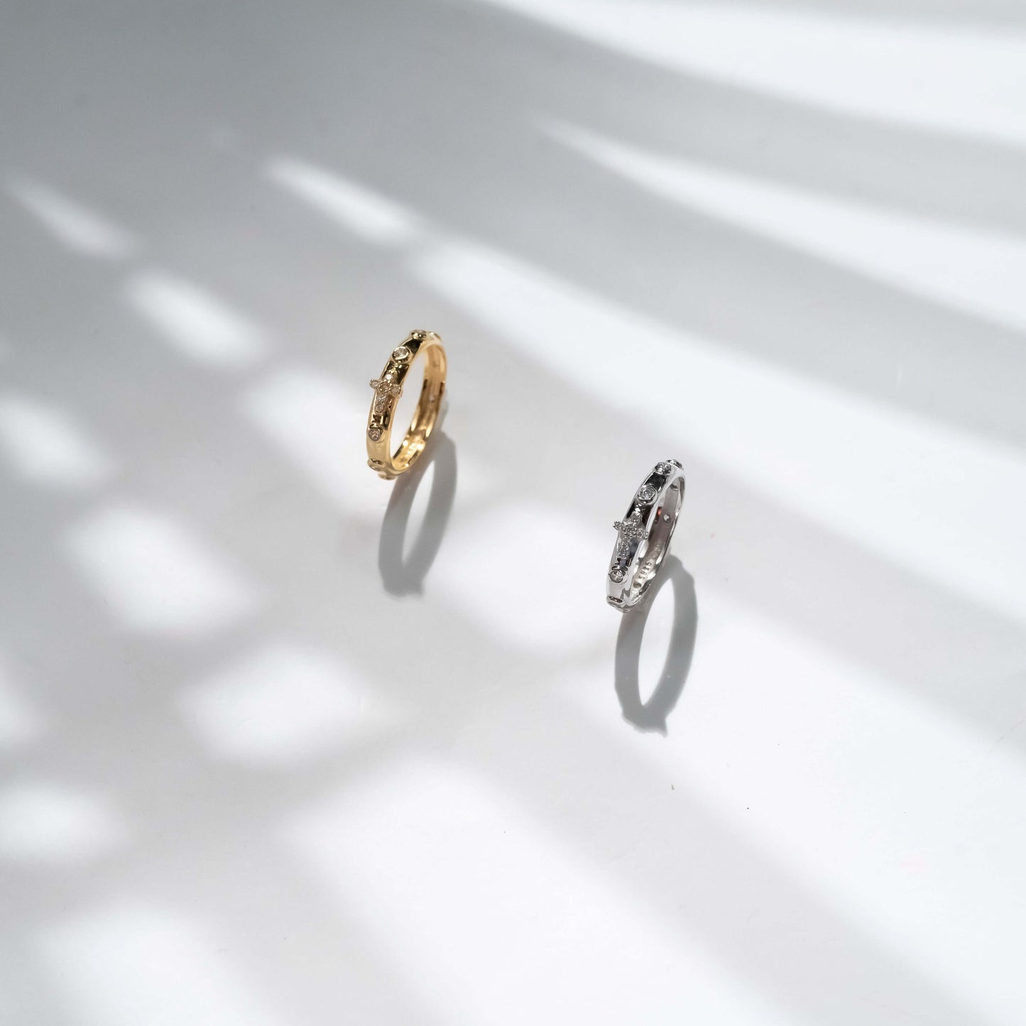 ROSARIO ANELLO - ARGENTO - ZIRCONIA