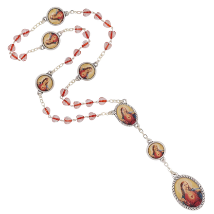 SACRO CUORE OF JESUS - CHAPLET - METAL