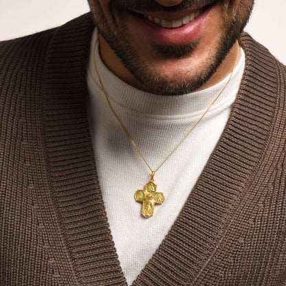 SCAPULAR - PENDENTE CROCE - METAL
