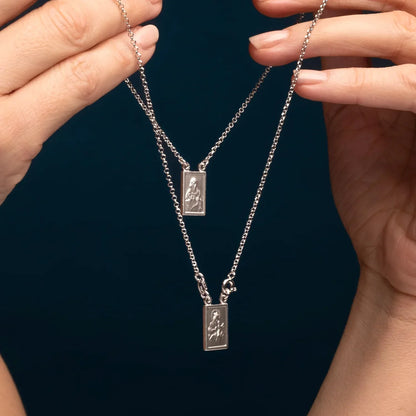 SCAPULAR COLLANA - ARGENTO