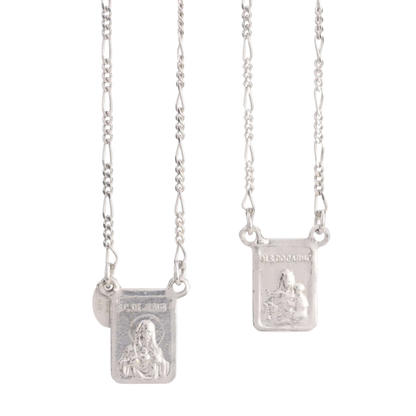 SCAPULAR COLLANA - ARGENTO