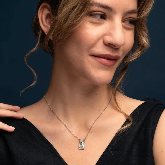 SCAPULAR COLLANA - ARGENTO